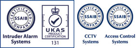 SSAIB Security Certified Invader Security Alarms, CCTV, Access Control